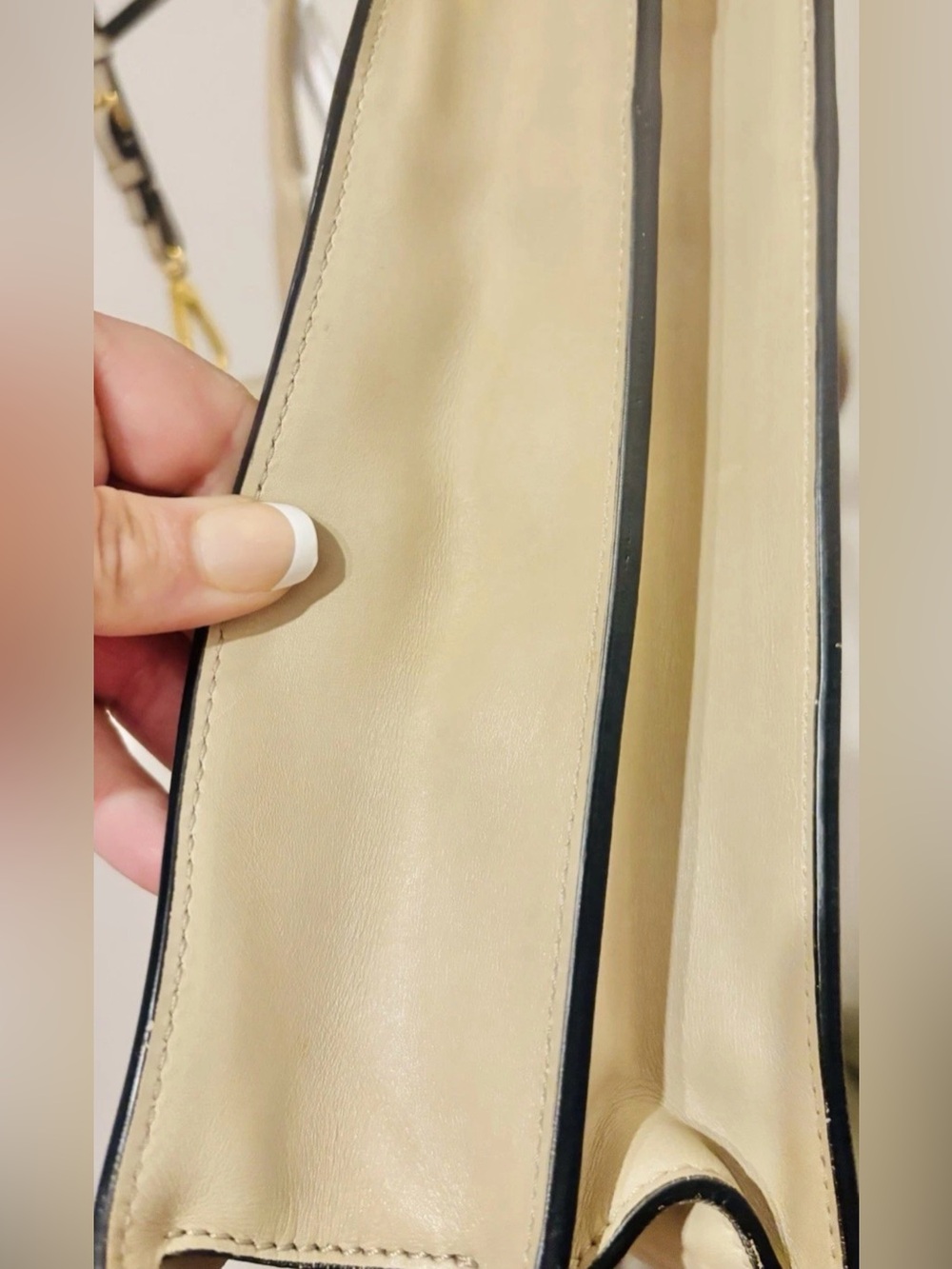 Rare Marni Bora Leather Shoulder Bag Nude Trunk Bag Gold Hardware - Picture 4 of 16